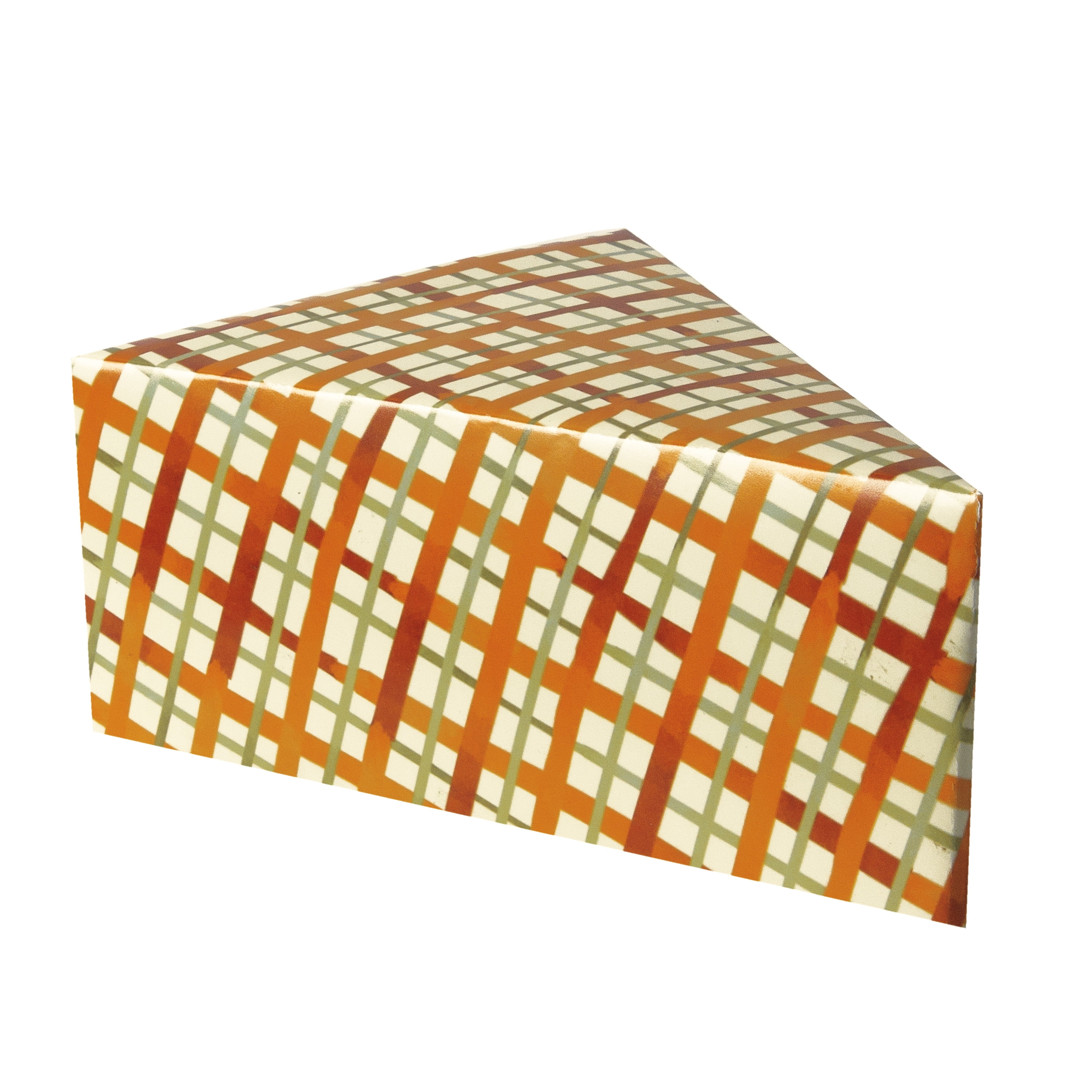 Gingham Thanksgiving Pie Slice Boxes, 8ct