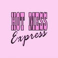 thumbnail image 3 of CafePress - Pink Hot Mess Express Long Sleeve T Shirt - Long Sleeve Dark T-Shirt, 3 of 4