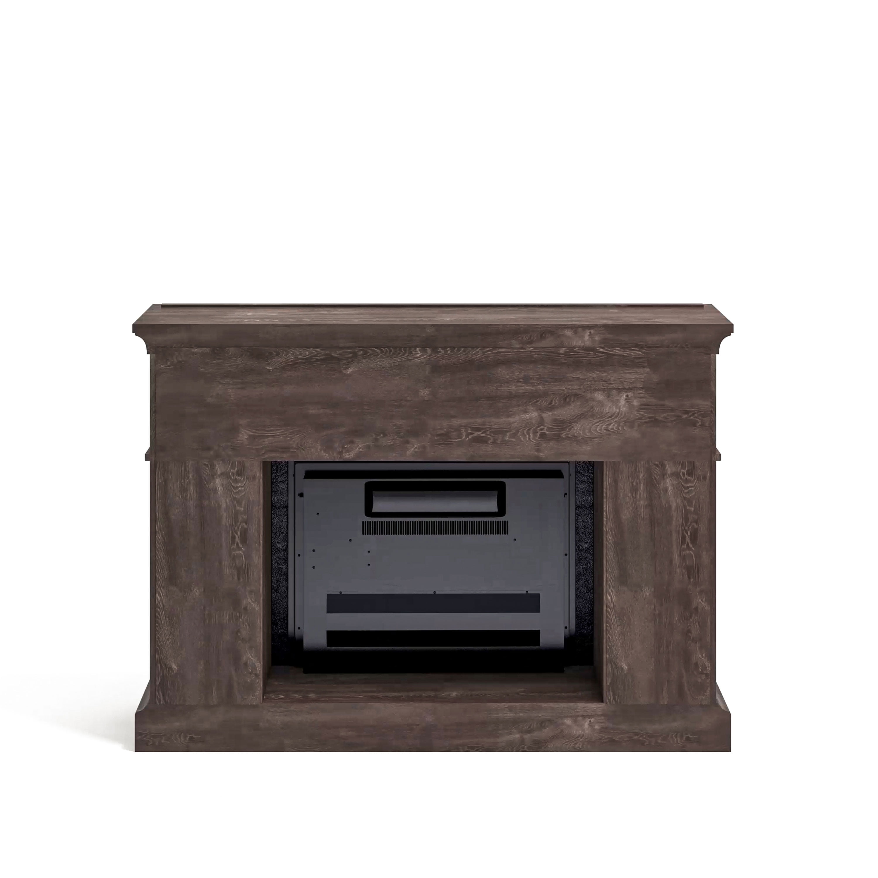 Kellum Media Fireplace Console for TVs up to 55 48 Stand Brown Walmart