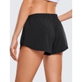 thumbnail image 2 of Shorts para correr mujer CRZ YOGA con costura interna de 2.5" negro, 2 of 6
