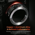 thumbnail image 2 of K&F CONCEPT Lens Mount Adapter with Matting Varnish Design, 2 of 8