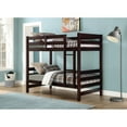 thumbnail image 3 of ACME Cargo Container Style Metal Twin over Twin Bunk Bed in Aqua Blue, 3 of 9