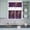 dark purple, variant on 3 Piece Kitchen Curtains and Valances Set Light Blue Sunshine Sunflower Cafe Curtains 24 Inch Length Pastoral Bees Farmhouse Floral Valance & Tier Curtain for Living Room Bedroom 54"x18" 27"x24"*2