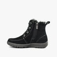 thumbnail image 3 of Comfy Moda Women's Waterproof Fur Lined Suede Winter Boots Warsaw Short, 3 of 6