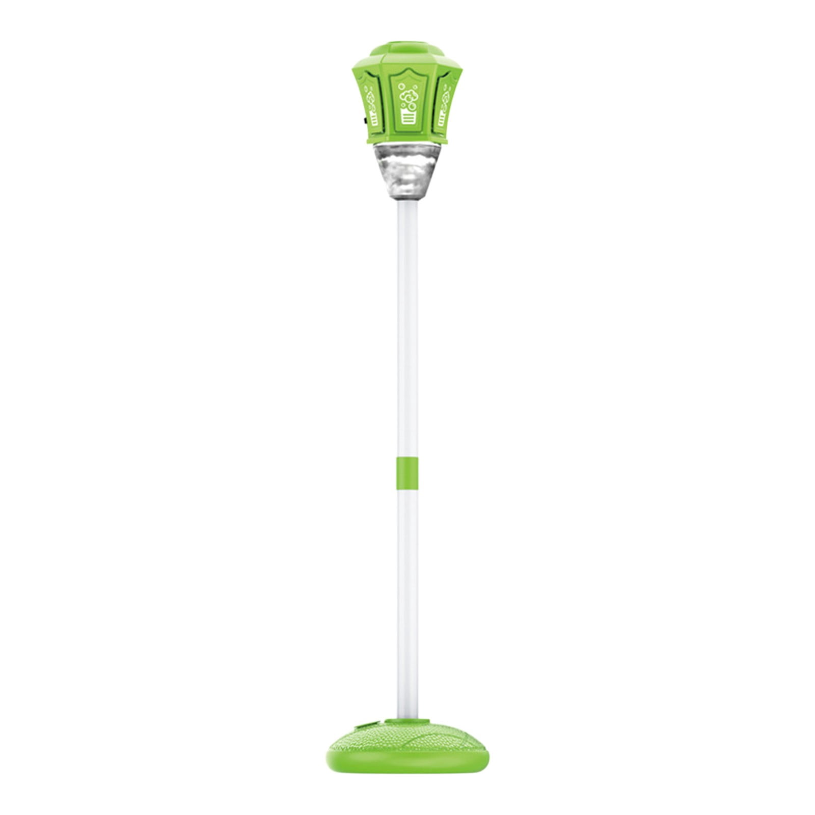 Bubble Machine, Rechargeable Standing Automatic Bubble Maker with Lights, Detachable Bubble Torch for Summer Outdoor Garden Wedding Party Decor, Adjustable Height Street Lamp Bubble Tower, Green