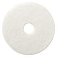 thumbnail image 4 of Boardwalk 4017WHI White Polishing Floor Pads - 17 Inch - 5 Pack - Standard Duty - 175-350 RPM - Buffing Pads for Floor Machines, 4 of 4