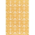 thumbnail image 7 of Unique Loom Outdoor Coastal Collection Area Rug - Ahoy (6' x 9' Rectangle Yellow), 7 of 7
