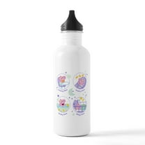 CafePress - Peppa Pig: Morning To Evening - Stainless Steel Water Bottle, Sports Bottle, 1.0L