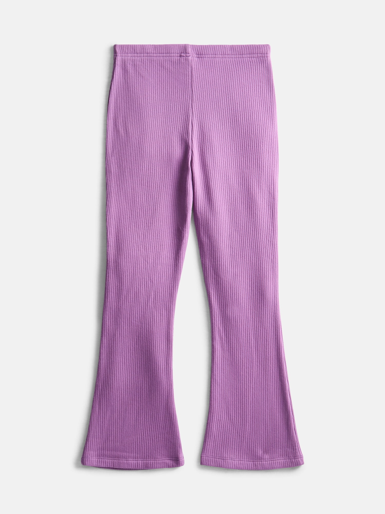 Wonder Nation Little Girl Cozy Ribbed Flare Leggings, Sizes 4-10