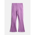 thumbnail image 2 of Wonder Nation Little Girls Ribbed Flare Leggings, Sizes 4-10, 2 of 3