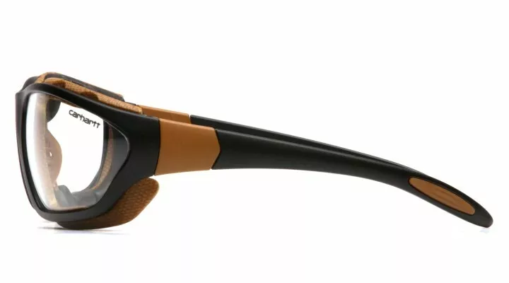 CIRCLE- Carhartt Clear Anti Fog Padded Shooting Safety Glasses Ansi Z87+ Work Eyewear
