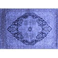 thumbnail image 1 of Ahgly Company Indoor Rectangle Oriental Blue Industrial Area Rugs, 2' x 5', 1 of 4