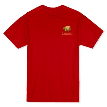 T-shirt Rouge pour Homme à Manches Longues