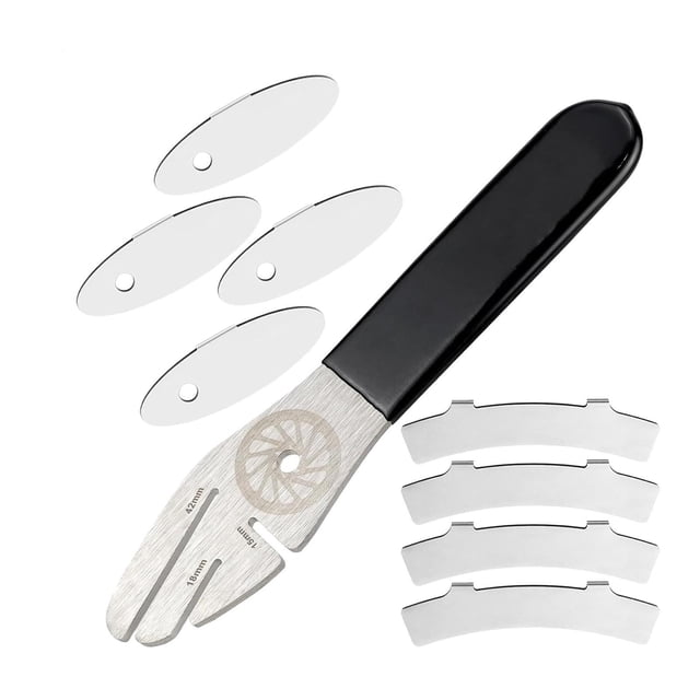 Llave para Rotor de Freno de Disco de Bicicleta, Herramienta de Alineación de Frenos de Disco, Repuestos Versátiles, Ajuste para Bicicletas de Carrete