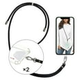 thumbnail image 2 of Cell Phone Lanyard, Adjustable Nylon Neck Phone Strap Detachable Phone Tether Safety Strap Durable Patches for iPhone/Samsung/Google/Oneplus/All Smartphone, 2 of 5
