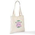 thumbnail image 6 of CafePress - Love Line Dancing Tote Bag - Unisex Canvas Tote Bag, Beige, 1-Piece, 6 of 6