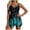 # Black, variant on Taqqpue Women's Bathing Suits Two-Piece Swim Dress Padded Swimsuits with Boyshorts