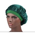 thumbnail image 2 of Satin Sleep Bonnet for Women, Wide Elastic Band Soft Night Sleeping Cap, Silk-Like Hair Bonnet for Curly Natural Braided Hair Overnight Protection, 2 of 3