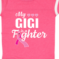 thumbnail image 4 of Inktastic Breast Cancer Awareness My Gigi is a Fighter Boys or Girls Baby Bodysuit, 4 of 5