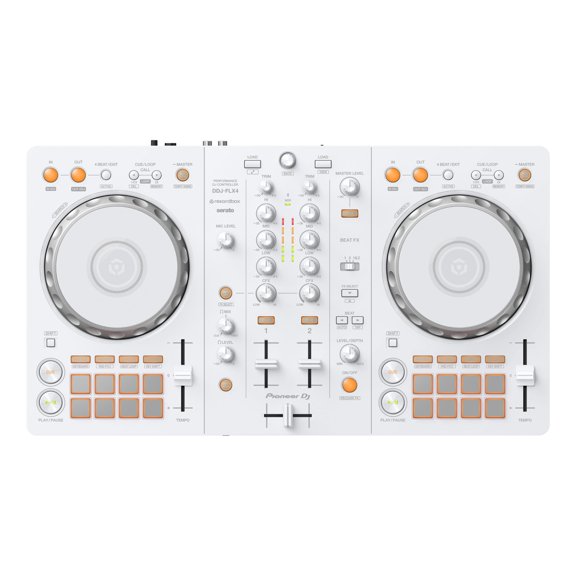 Controlador de DJ Pioneer DJ DDJ-FLX4 Rekordbox Serato White