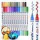 thumbnail image 1 of Kit de rotuladores de pintura acrílica TFIVE de doble punta, 24 colores, 1 of 7