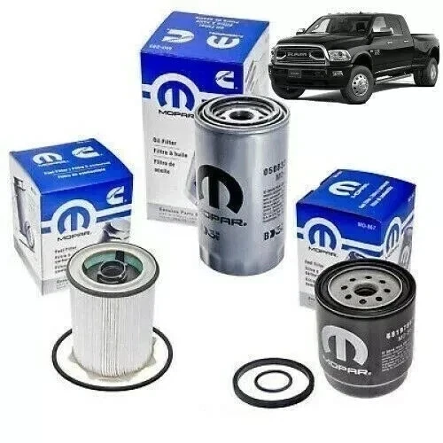 Genuine OEM Filters Bundle, Dodge Ram 6.7L Cummins Diesel Filter set; Fuel/Water Separator Filter Kit, Fuel Filter