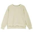 thumbnail image 6 of Bnwani Sweatshirt for Girls Long Sleeve Sweatshirt Plain Pullover, 6 of 6
