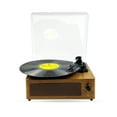 thumbnail image 4 of Wooden Simple Vintage Phonograph Wireless Vinyl Record Player With Cover Dust Jukebox ,Simple Setup, 4 of 4