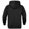 thumbnail image 3 of Chiccall Fleece Hoodie for Men Loose Casual Snap Stand Collar Hooded Sweatshirt Outdoor Active Pullover with Pocket, 3 of 7
