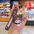thumbnail image 4 of Llavero Kawaii de Hello Kitty para mujer, llaveros de felpa Sanrio, llavero de muñeca Kuromi, colgante de mochila, regalo de juguete de Anime para niña, 4 of 4