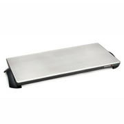 Cordless Warming Tray by Salton | Large Electric Hot Plate | Cooking, Serving & Warming Tray | 23-3/4” x 11-3/4” Hot Plate