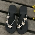 thumbnail image 6 of Fanxing Flip Flops for Women Flat Sandals Casual Summer Beach Sandals Open Toes Strappy Slip on Slides Sandal, 6 of 6