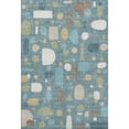 thumbnail image 2 of Addison Rugs Mayfield Premium Machine Washable Transitional Mid-century Modern Teal Rectangle Rug, 10' x 14', 2 of 6