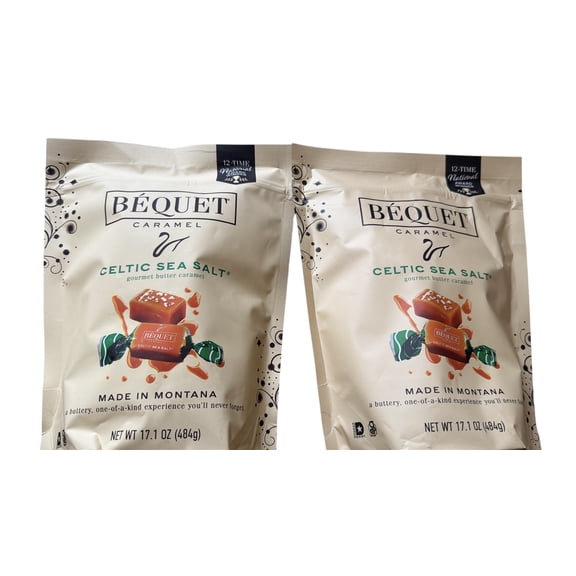 Bequet Caramel, Celtic Sea Salt, 17.1 oz (Pack of 2)