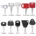 thumbnail image 2 of Toorise 10 Keys Heavy Equipment Key Set Construction Ignition Key Set Agricultural Master Key Set Aluminum Key Heavy Equipment Master Key Set for Excavators Bulldozer Tractors Loader, 2 of 7
