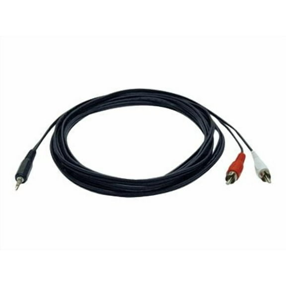 Tripp Lite 6ft 3.5mm Mini Stereo to 2-RCA Audio Y Splitter Adapter Cable