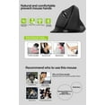 thumbnail image 3 of Souris Sans Fil USB Rechargeable 2.4G Optique Verticale, 3 of 7