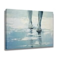 thumbnail image 2 of Abstract Art Modern Decorative Painting Feet Framed Canvas Poster Bedroom Decor Sports Landscape Office Room Decor Gift,Frame-style,24x36inch(60x90cm), 2 of 8