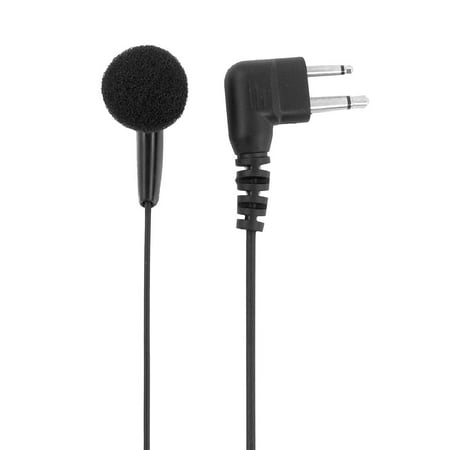 Unique Bargains Black 2.5mm 3.5mm Plug One Side Two Way Radio Earphone PTT Microphone w Clip