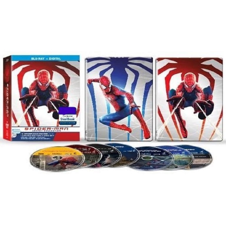 SteelBook Spider-Man Legacy Collection: Marvel Movies Blu-ray +