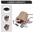 thumbnail image 5 of FALAN MULE Small Crossbody Bag for Women Vegan Leather Mini Bucket Handbags Shoulder Purse, 5 of 6
