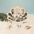 thumbnail image 3 of Seashell Display Box, Wooden Sea Shell Storage Box with Acrylic Panel, Unique Clam Shell Holder, Ideal for Home and Office Decor, Efficient Storage Solution, 3 of 6