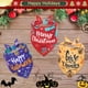 thumbnail image 5 of Paquete de 3 pañuelos para perros PAWCHIE ajustables para Navidad, 5 of 7