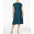 thumbnail image 1 of Vestido recto Love Squared Mujer Verde Azulado 2X, 1 of 1
