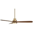 thumbnail image 6 of Casa Vieja 52" Delta Modern Indoor Ceiling Fan 3 Blade CCT LED Light Remote Control Soft Brass Finish Bedroom Living Room DC Motor, 6 of 9