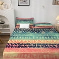 Boho Flower Sheets Twin Size, Bohemian Bed Sheet Set, Super Soft