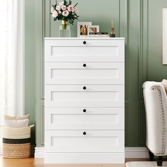 Furniture of America Quinn Princess Themed 6-Drawer Dresser and Mirror Set,  White - Walmart.com