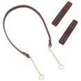 thumbnail image 2 of Purse Chain Handles 29.1inch Leather Handbag Handle Strap Replacement Shoulder Bag Chain Strap Hand Sewing Bag Strap DIY Bag Chain Accessories for making, 2 of 7