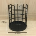thumbnail image 2 of Steel Wire Utensil Holder 3 QT, Utility Sturdy Heavy Guage wire Utensils Holder Stainless Silverware Holder for Kitchen Home and Office, Matte Black finish UH-3-MB, 2 of 4