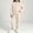 #4Beige, variant on Acaics Girls' 2 Piece Fleece Tracksuit Set: Stand Collar Button Up Long Sleeve Jogger Outfit, Warm Loungewear for Girls Ages 1–10